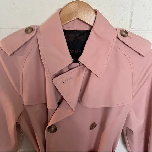 Coach Trench Coat-With Stain* Medium - Picture 3 of 11